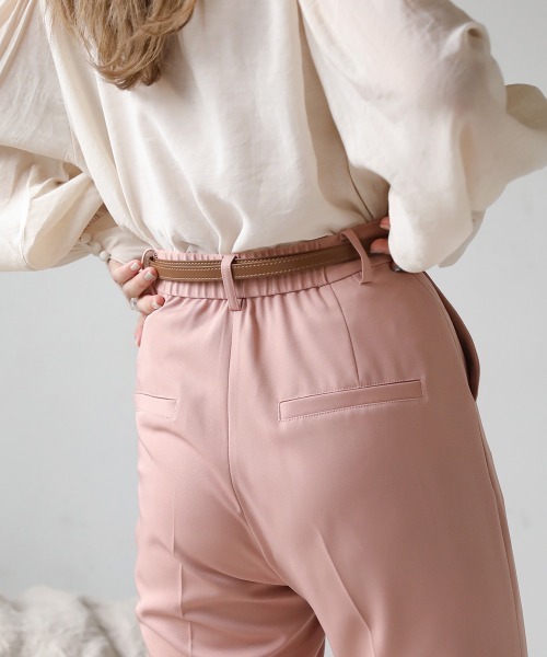 Bab（バブ）の「【WEB限定】センターバックルベルト（ベルト・レディース・キャメル/ダークブラウン/ブラック・ONESIZE）」の4枚目の写真