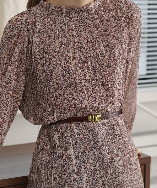 Bab（バブ）の「【WEB限定】センターバックルベルト（ベルト・レディース・キャメル/ダークブラウン/ブラック・ONESIZE）」の5枚目の写真