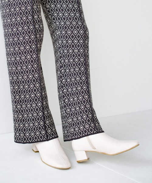 haco!（ハコ）の「ブーツは黒か茶色が無難って思っていたけど、実は白がおしゃれに見えて合わせやすい！歩きやすくてスタイルアップもしてくれるストレッチブーツby who made me（ブーツ・レディース・アイボリー・1/2/4/6/3/5）」の5枚目の写真