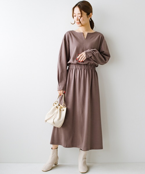 haco!（ハコ）の「ブーツは黒か茶色が無難って思っていたけど、実は白がおしゃれに見えて合わせやすい！歩きやすくてスタイルアップもしてくれるストレッチブーツby who made me（ブーツ・レディース・アイボリー・1/2/4/6/3/5）」の14枚目の写真