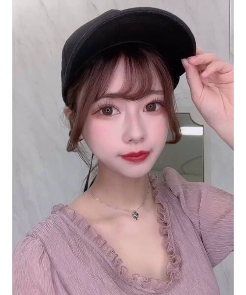 EATME（イートミー）の「BACKリボンキャップ（キャップ・レディース・ブラック/モカ・FREE）」の3枚目の写真