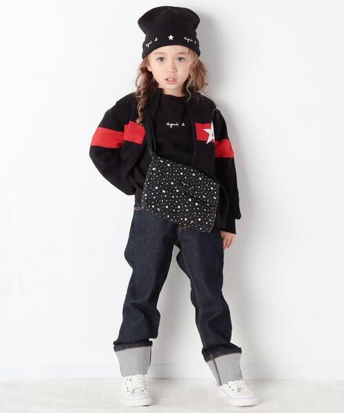 agnes b.（アニエスベー）の「S179 E SWEAT キッズ ロゴスウェット（スウェット・キッズ・ブラック・4YEAR/6YEAR/8YEAR/12YEAR/10YEAR）」の4枚目の写真