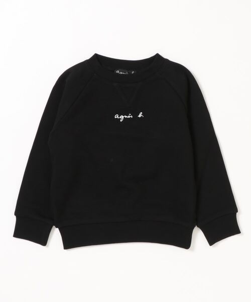 agnes b.（アニエスベー）の「S179 E SWEAT キッズ ロゴスウェット（スウェット・キッズ・ブラック・4YEAR/6YEAR/8YEAR/12YEAR/10YEAR）」の5枚目の写真