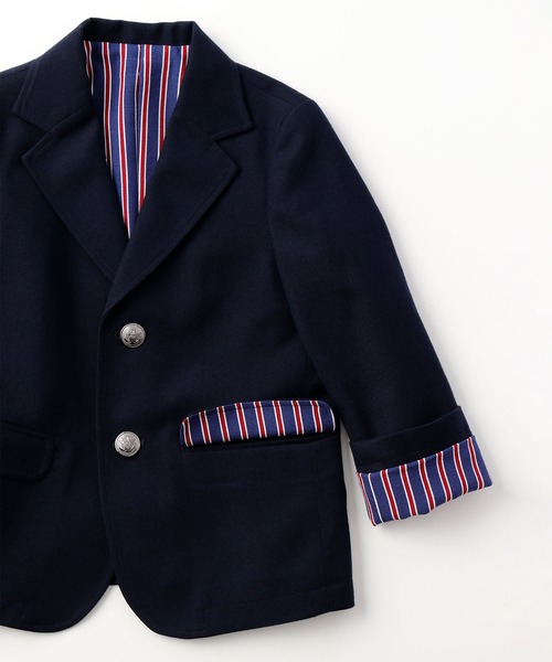 D.fesense（ディーフェセンス）の「フォーマルスーツセットアップ（スーツセット・キッズ・ブラック/ネイビー・90cm/110cm/100cm/120cm）」の7枚目の写真