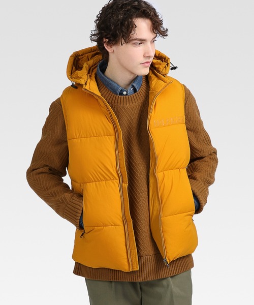【半額】 TOMMY HILFIGER（トミーヒルフィガー）｜ダウンベスト（イエロー トップス