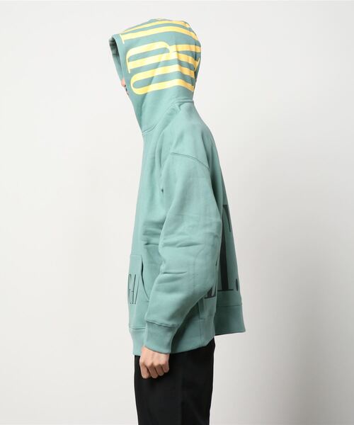 GAP グリーン パーカー 1969年デザイン GAP（ギャップ）の「カーボナイズドフリース EST1969 ビッグロゴ