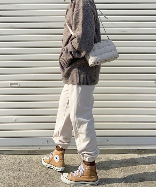 shopnikoniko(ショップニコニコ)の「編み込み バッグ ショルダーバッグ スクエア(ショルダーバッグ・レディース・アイボリー/ベージュ/グリーン/ブラック・フリー)」の13枚目の写真