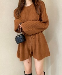 KOR | リラックスニットオールインワン ワンマイルウェア(サロペット/オーバーオール)
