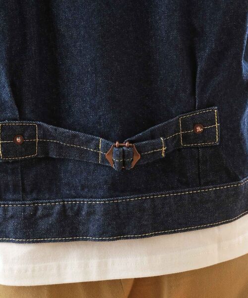 AVIREX（アヴィレックス）の「【TYPE BLUE/タイプブルー】Gジャケット ヴァーシティ/ G-JACKET VARSITY / アヴィレックス / AVIREX（デニムジャケット・メンズ・ブラック/インディゴブルー/ライトインディゴブルー・MEDIUM/LARGE/X-LARGE/XX-LARGE）」の18枚目の写真