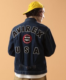 AVIREX | 【TYPE BLUE/タイプブルー】Gジャケット ヴァーシティ/ G-JACKET VARSITY / アヴィレックス / AVIREX(デニムジャケット)