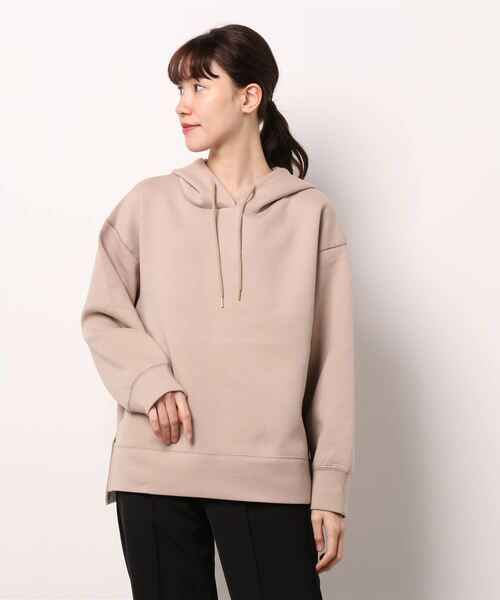 Te chichi TERRASSE（テチチテラス）の「ダンボールパーカー（パーカー・レディース・オフホワイト/ベージュ/ブルー・ﾌﾘ-）」の2枚目の写真