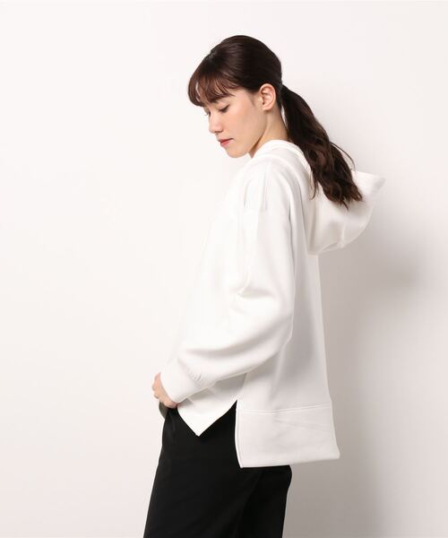 Te chichi TERRASSE（テチチテラス）の「ダンボールパーカー（パーカー・レディース・オフホワイト/ベージュ/ブルー・ﾌﾘ-）」の5枚目の写真