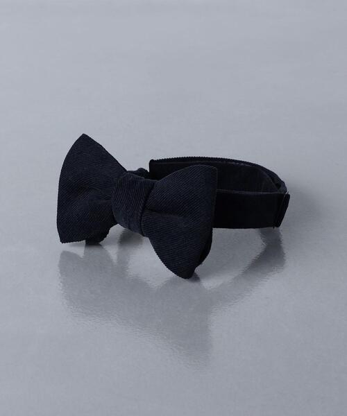 UNITED ARROWS(ユナイテッドアローズ)の「<UNITED ARROWS> コーディロイ ソリッド ボウタイ(蝶ネクタイ・メンズ・ブラック/ネイビー・FREE)」の2枚目の写真