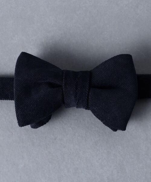 UNITED ARROWS(ユナイテッドアローズ)の「<UNITED ARROWS> コーディロイ ソリッド ボウタイ(蝶ネクタイ・メンズ・ブラック/ネイビー・FREE)」の4枚目の写真