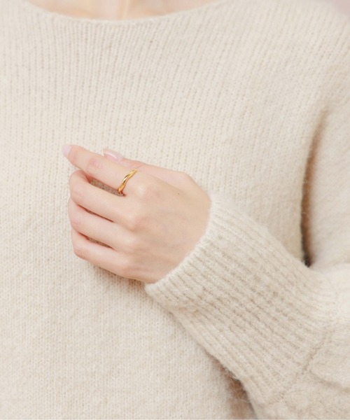 flower（フラワー）の「シンプリーリング（リング・レディース・ゴールド・FREE）」の2枚目の写真