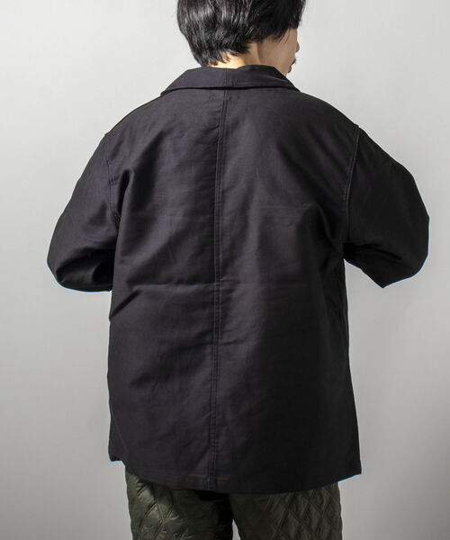 ユーロ　カバーオール　モールスキン 0067 / German white moleskin jacket ホワイト モールスキン