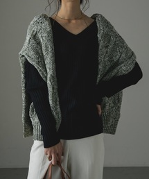 Fashion Letter（ファッションレター）の「Vネックリブニット（ニット/セーター）」
