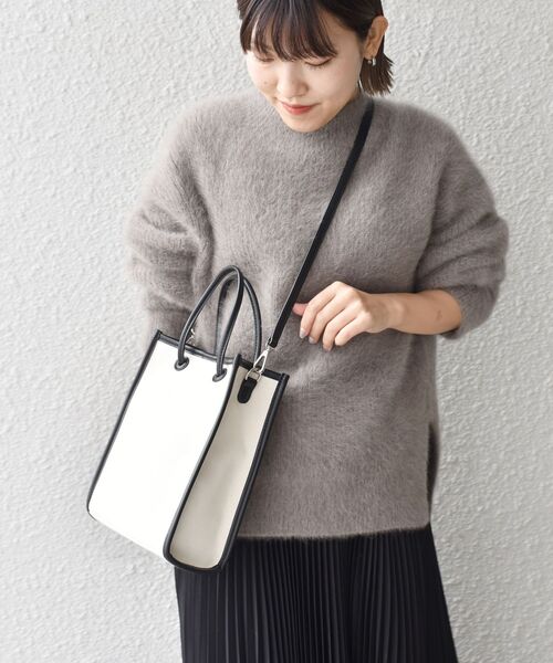 SHIPS(シップス)の「*キャンバスパイピングトートバッグ◇(トートバッグ・レディース・ブラック/ベージュ/ブラウン/グリーン・ONE SIZE)」の22枚目の写真