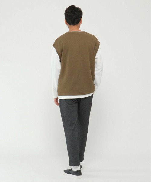ikka(イッカ)の「起毛ジャガードパンツ(その他パンツ・メンズ・ネイビー/ブラウン・L/XL/S/M)」の16枚目の写真