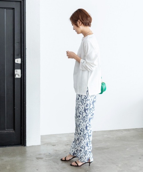 イエナ IENA コーデュロイパンツ 36 白 予約》IENA LA BOUCLE オーガニックコットンコーデュロイパンツ