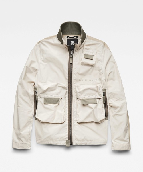 G-STAR（ジースター）の「ZIP POCKET BOMBER/ミリタリー（ミリタリージャケット・メンズ・ホワイト系その他・LARGE/MEDIUM/SMALL/X-LARGE）」の3枚目の写真