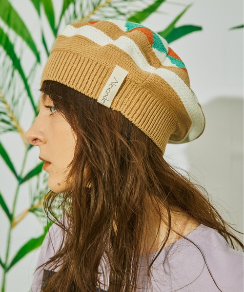 AlexanderLeeChang(アレキサンダーリーチャン)の「AlexanderLeeChang アレキサンダーリーチャン / 5050 TAM 22 タム22 / AC052201(ニットキャップ/ビーニー・メンズ・ナチュラル/ブラック/イエロー・FREE)」の7枚目の写真