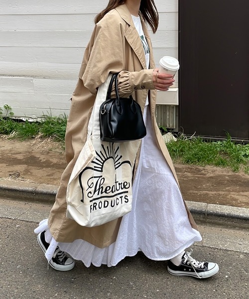 THEATRE PRODUCTS(シアタープロダクツ)の「【THEATRE PRODUCTS/シアタープロダクツ】ロゴトートバッグ(トートバッグ・レディース・オフホワイト・FREE)」の6枚目の写真