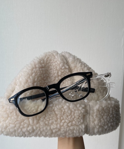 wee9s（ウィークス）の「"THE" MEGANE / ボストン型フチあり伊達メガネ（メガネ・レディース・クリア/ブラック・FREE）」の14枚目の写真