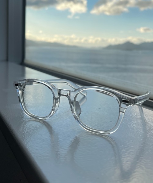 wee9s（ウィークス）の「"THE" MEGANE / ボストン型フチあり伊達メガネ（メガネ・レディース・クリア/ブラック・FREE）」の19枚目の写真