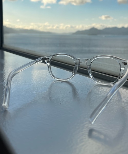 wee9s（ウィークス）の「"THE" MEGANE / ボストン型フチあり伊達メガネ（メガネ・レディース・クリア/ブラック・FREE）」の21枚目の写真