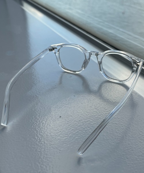 wee9s（ウィークス）の「"THE" MEGANE / ボストン型フチあり伊達メガネ（メガネ・レディース・クリア/ブラック・FREE）」の22枚目の写真