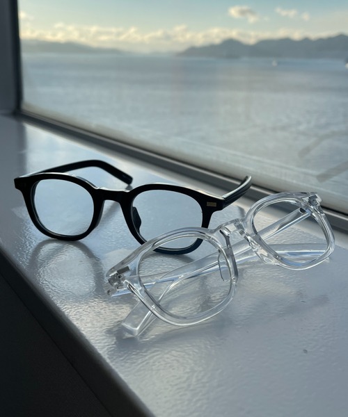 wee9s（ウィークス）の「"THE" MEGANE / ボストン型フチあり伊達メガネ（メガネ・レディース・クリア/ブラック・FREE）」の17枚目の写真