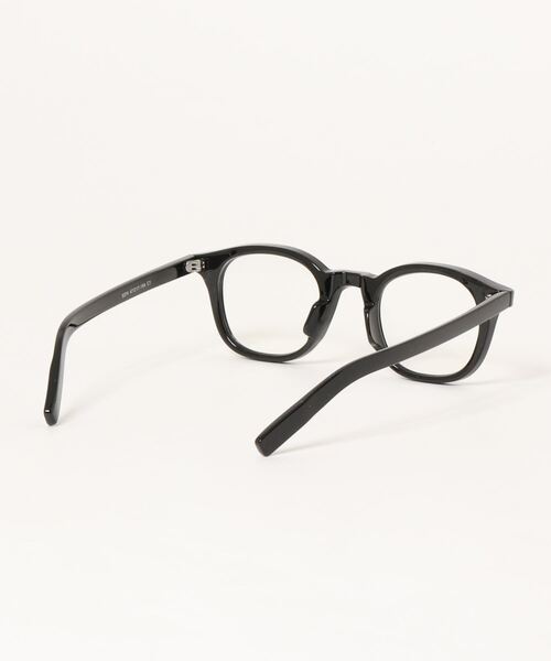 wee9s（ウィークス）の「"THE" MEGANE / ボストン型フチあり伊達メガネ（メガネ・レディース・クリア/ブラック・FREE）」の8枚目の写真