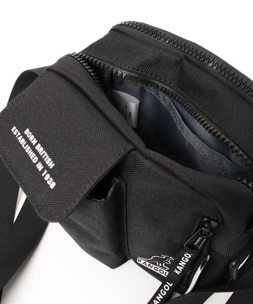 KANGOL（カンゴール）の「【KANGOL / カンゴール】 マルチ ミニ ショルダー ポーチ（ショルダーバッグ・メンズ・ブラック/ベージュ/オレンジ/ブラック×ホワイト・FREE）」の7枚目の写真