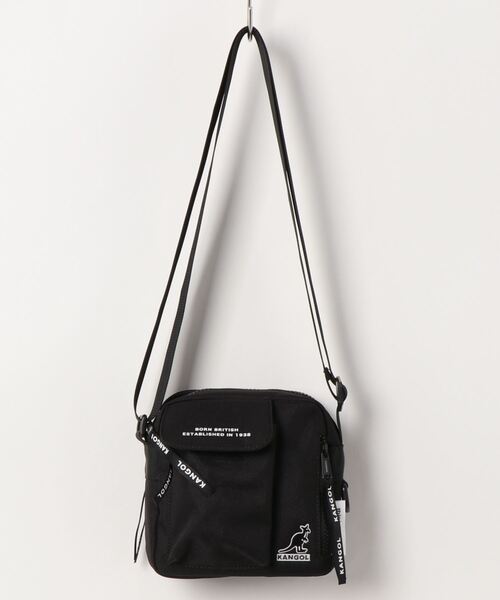 KANGOL（カンゴール）の「【KANGOL / カンゴール】 マルチ ミニ ショルダー ポーチ（ショルダーバッグ・メンズ・ブラック/ベージュ/オレンジ/ブラック×ホワイト・FREE）」の9枚目の写真