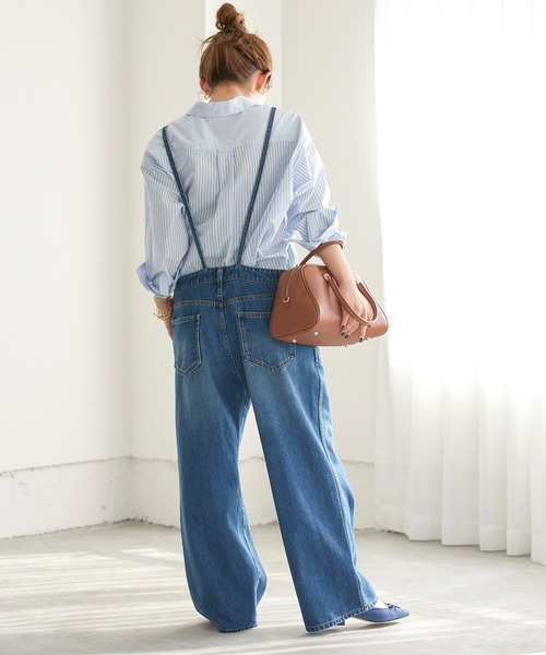 SLOBE IENA(スローブイエナ)の「CHRISTIAN VILLA ボストンバッグ◆(ボストンバッグ・レディース・ブラック/キャメル・FREE)」の11枚目の写真