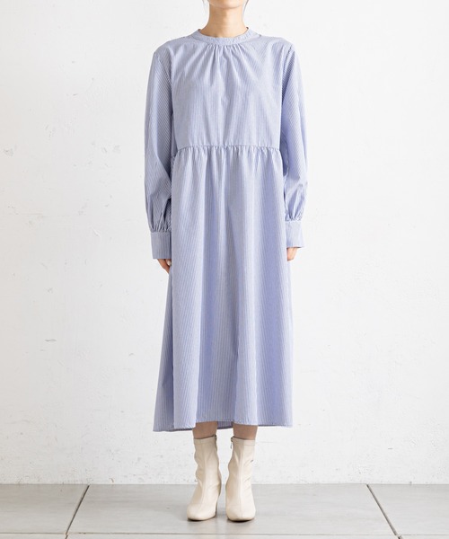 prose verse（プロズヴェール）の「ベストSETギャザーロングワンピース（ワンピース・レディース・ブラック/ネイビー/ベージュ・ﾌﾘ-）」の14枚目の写真