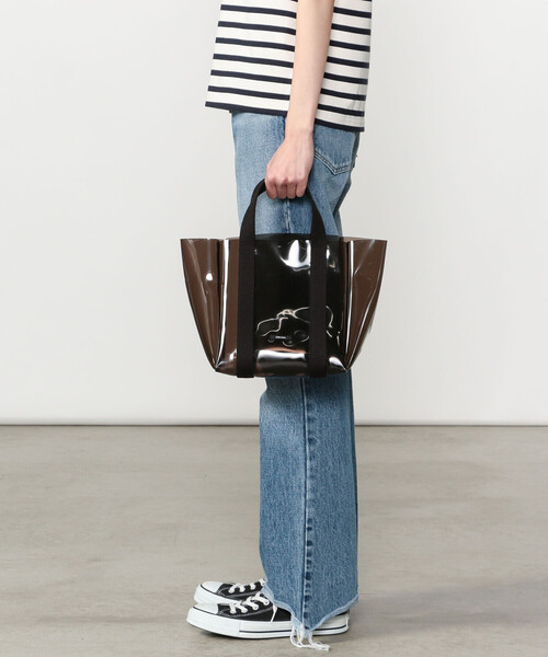 ORCIVAL(オーシバル)の「ORCIVAL | クリアトートバッグ WOMEN(トートバッグ・レディース・キャメル/ホワイト/ブラック・-)」の19枚目の写真