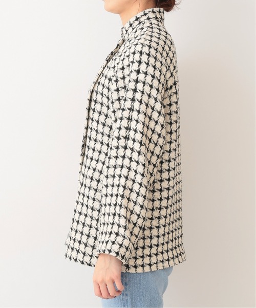 IENA LA BOUCLE イエナラブークル 綿ネップツイル コックジャケット IENA LA BOUCLE イエナラブークル 綿ネップツイル コックジャケット