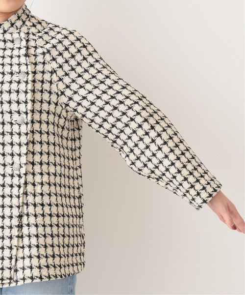 IENA LA BOUCLE イエナラブークル 綿ネップツイル コックジャケット IENA LA BOUCLE イエナラブークル 綿ネップツイル コックジャケット