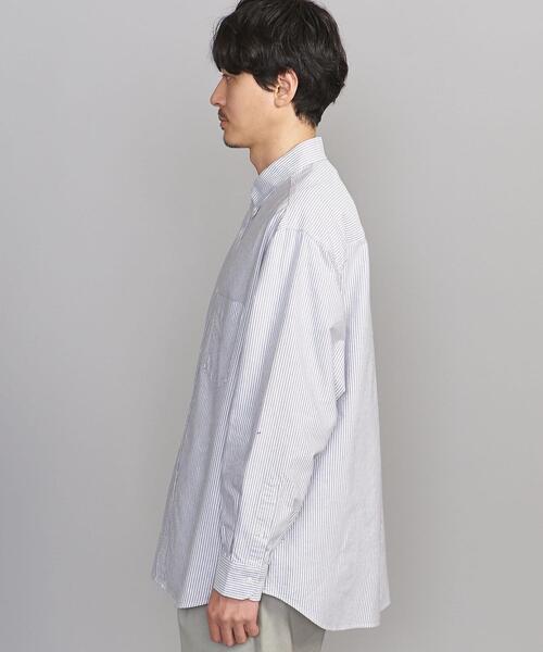 BEAUTY&YOUTH UNITED ARROWS（ビューティーアンドユースユナイテッドアローズ）の「BY キャンディストライプ オックスフォード BD グランデシャツ（シャツ/ブラウス・メンズ・ネイビー/イエロー/ライトピンク・S/M/L/XL/XXL）」の20枚目の写真