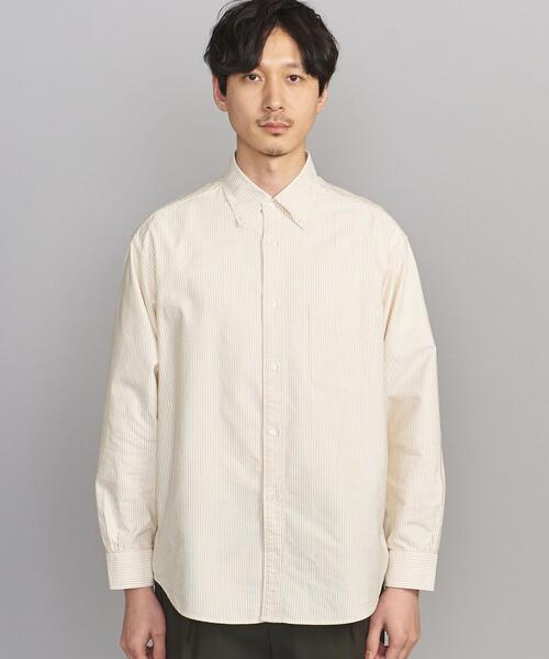 BEAUTY&YOUTH UNITED ARROWS（ビューティーアンドユースユナイテッドアローズ）の「BY キャンディストライプ オックスフォード BD グランデシャツ（シャツ/ブラウス・メンズ・ネイビー/イエロー/ライトピンク・S/M/L/XL/XXL）」の15枚目の写真