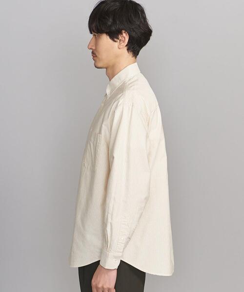 BEAUTY&YOUTH UNITED ARROWS（ビューティーアンドユースユナイテッドアローズ）の「BY キャンディストライプ オックスフォード BD グランデシャツ（シャツ/ブラウス・メンズ・ネイビー/イエロー/ライトピンク・S/M/L/XL/XXL）」の14枚目の写真