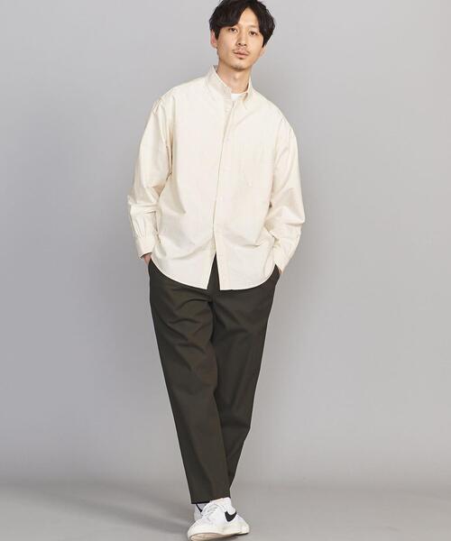 BEAUTY&YOUTH UNITED ARROWS（ビューティーアンドユースユナイテッドアローズ）の「BY キャンディストライプ オックスフォード BD グランデシャツ（シャツ/ブラウス・メンズ・ネイビー/イエロー/ライトピンク・S/M/L/XL/XXL）」の8枚目の写真