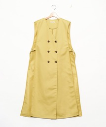 AS KNOW AS PINKY | ぎゅっと重ねてロングジレ(その他アウター)