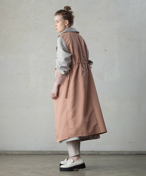 AS KNOW AS PINKY（アズノゥアズピンキー）の「ぎゅっと重ねてロングジレ（その他アウター・レディース・ピンク/ブルーグレー/ライトベージュ/イエロー・FREE）」の5枚目の写真