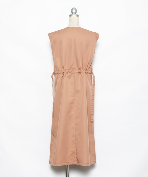 AS KNOW AS PINKY（アズノゥアズピンキー）の「ぎゅっと重ねてロングジレ（その他アウター・レディース・ピンク/ブルーグレー/ライトベージュ/イエロー・FREE）」の13枚目の写真