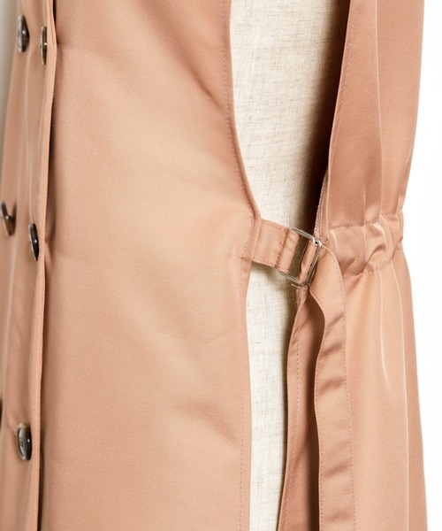 AS KNOW AS PINKY（アズノゥアズピンキー）の「ぎゅっと重ねてロングジレ（その他アウター・レディース・ピンク/ブルーグレー/ライトベージュ/イエロー・FREE）」の17枚目の写真