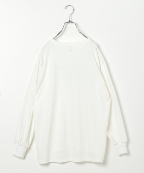 GLOBAL WORK(グローバルワーク)の「AND YUA ANY/柔らかグラフィックT長袖/264801(カーディガン/ボレロ・キッズ・グレー/ホワイト/ホワイト系その他3/アイボリー/チャコールグレー/ホワイト系その他2・160cm/150cm)」の7枚目の写真