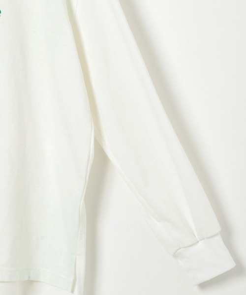 GLOBAL WORK(グローバルワーク)の「AND YUA ANY/柔らかグラフィックT長袖/264801(カーディガン/ボレロ・キッズ・グレー/ホワイト/ホワイト系その他3/アイボリー/チャコールグレー/ホワイト系その他2・160cm/150cm)」の9枚目の写真